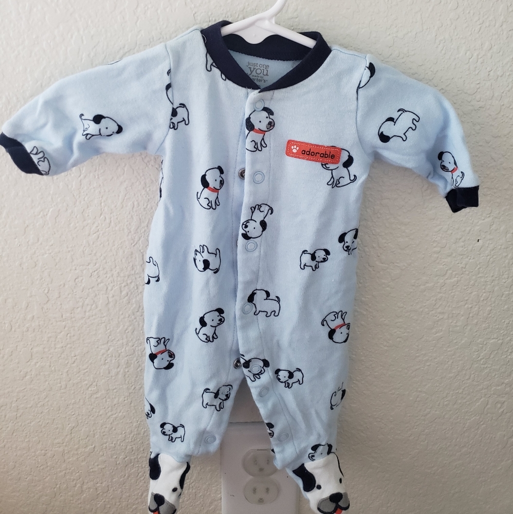 New Born adorable puppy footie